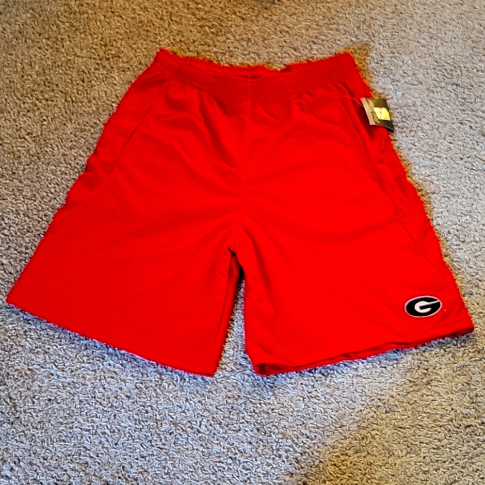 UGA shorts, Red, Pro Edge, L-2XL